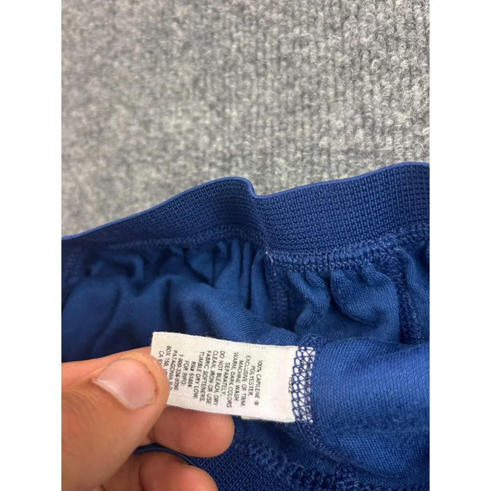 Patagonia Capilene Base Layer Pants Mens XL Blue Thermal Long Underwear USA Made